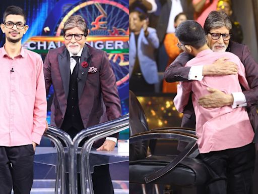 Amitabh Bachchan’s Kaun Banega Crorepati crowns season’s first crorepati, Chander Prakash; watch moment of victory