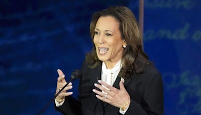 Harris continues media blitz with four weeks until Election Day