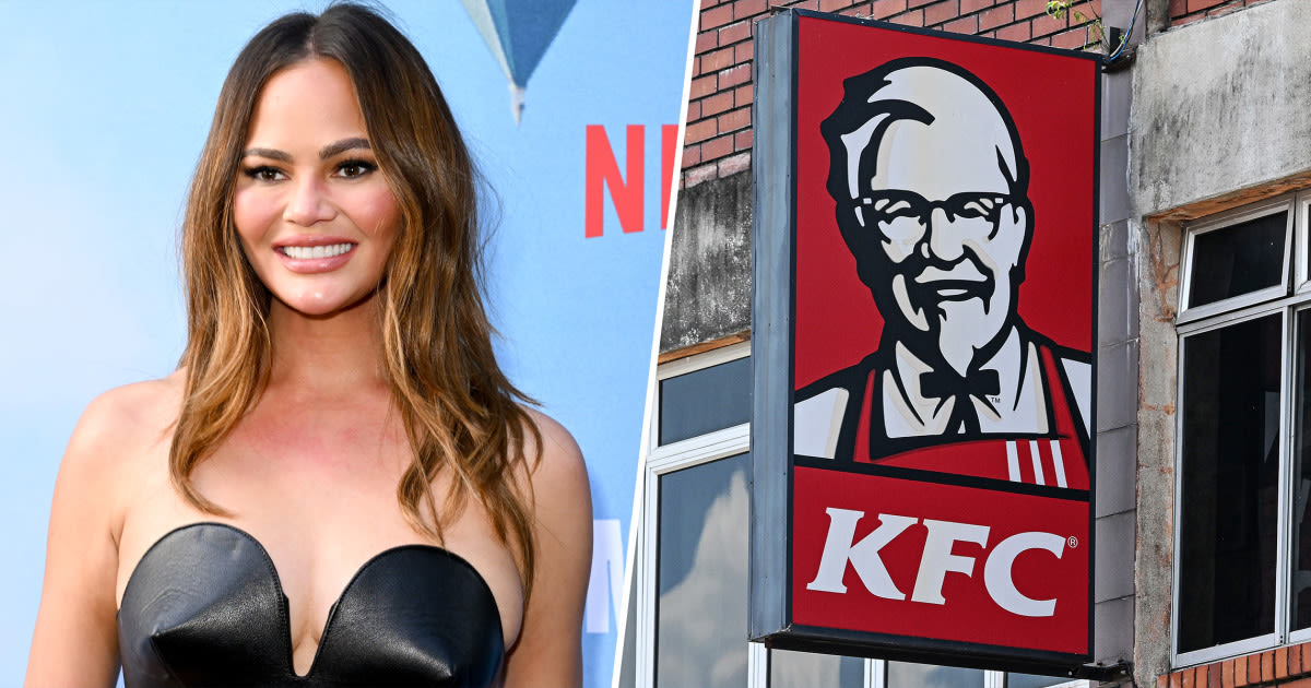 EXCLUSIVE: Chrissy Teigen plans to spend Mother’s Day with a bucket of KFC