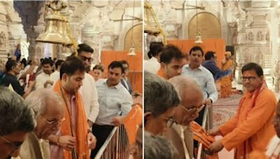 Akash Ambani pays a visit to newly-opened Ram Temple in Ayodhya. See viral pictures