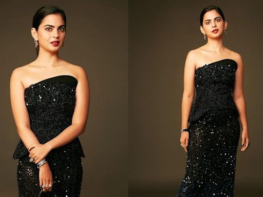 Isha Ambani Shines in Black Glamour with a Personal Twist at Augustinus Bader Debut - News18