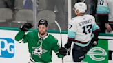 Back-and-forth trips as Stars look to close out Kraken in only NHL game Saturday