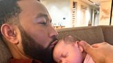 John Legend Sweetly Kisses Baby Daughter Esti as They Snuggle in Adorable New Photo