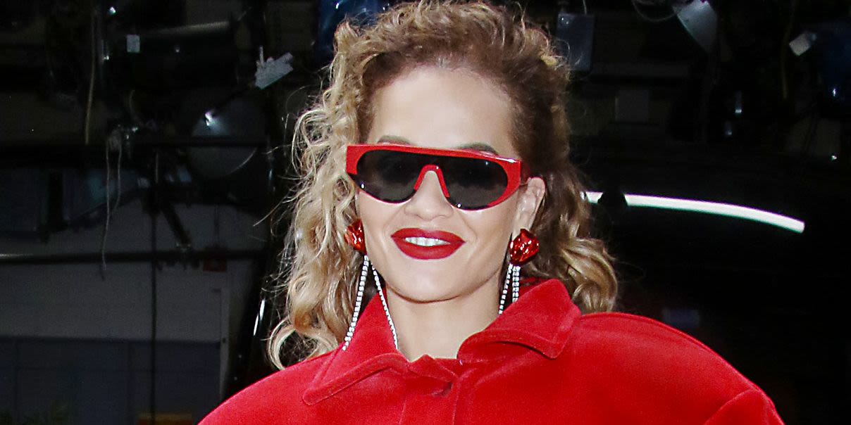 Rita Ora reps head-to-toe red trend in four different ’fits in 24 hours