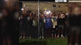 Thunder fans welcome team home after first-round playoff sweep