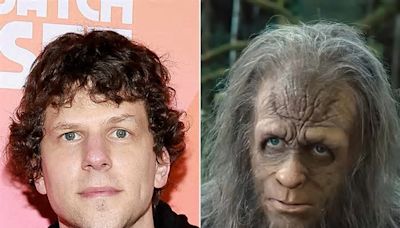 Jesse Eisenberg showed “Sasquatch Sunset ”to a monkey and it tried to punch his character's face