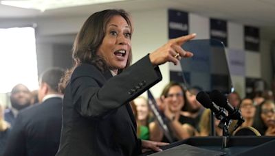 Harris heads to Wisconsin for first rally as likely nominee after raising $100M