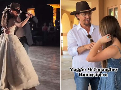 Matthew McConaughey's Niece Margarita Celebrates Quinceañera with Lavish Party — and Dances with Uncle in Viral Video