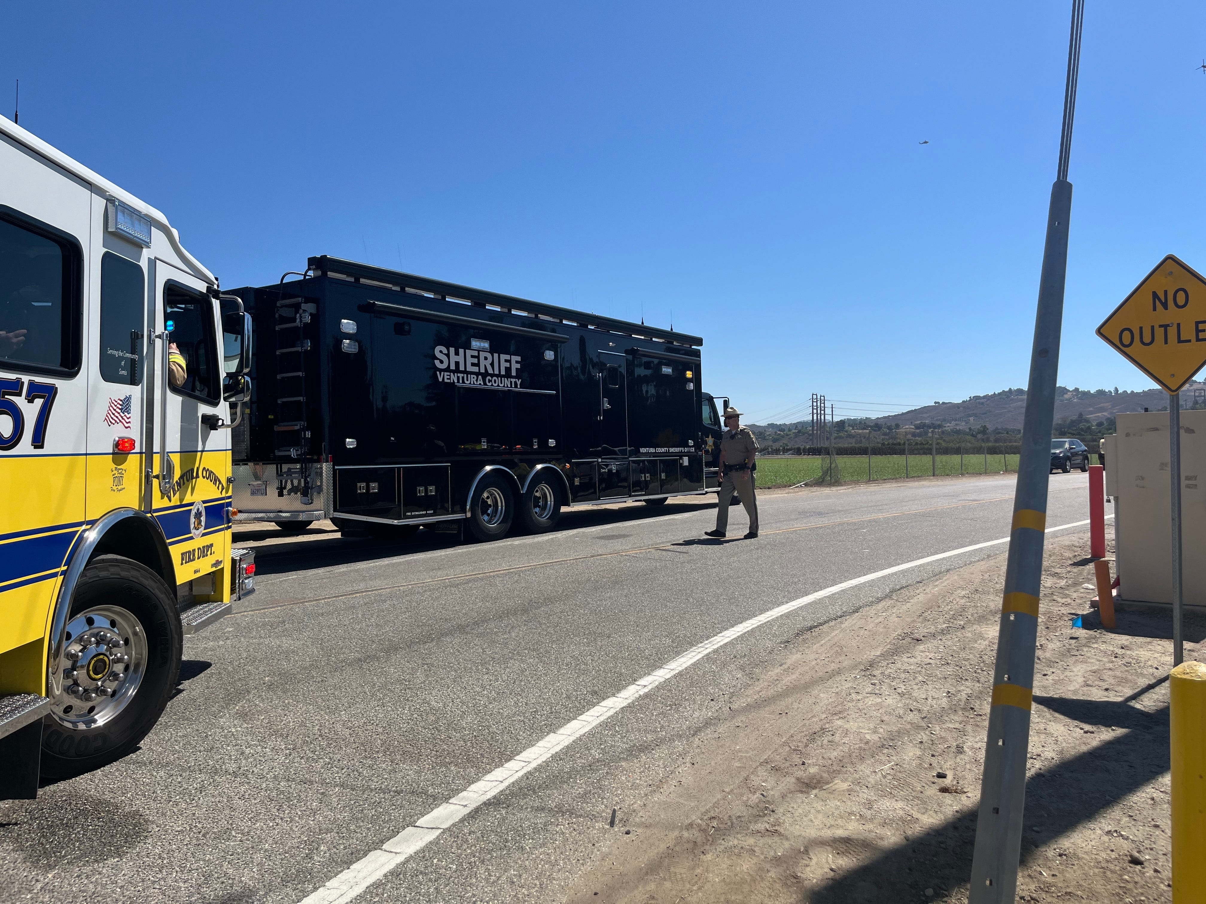 Deputies, firefighters respond to possible barricaded person outside Moorpark