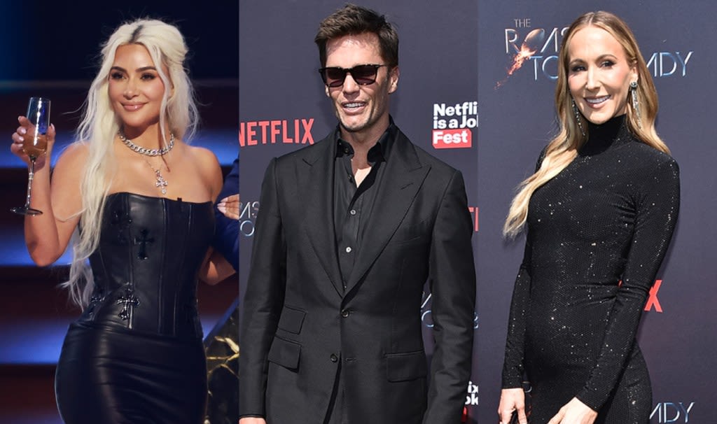 Kim Kardashian Embraces the Corset Look, Nikki Glaser Sparkles and More Celebrity Style at Tom Brady’s ‘Greatest Roast...