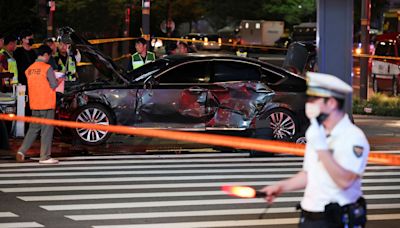 South Korea: Nine pedestrians killed in 'wrong way crash' on busy road in Seoul - driver investigated