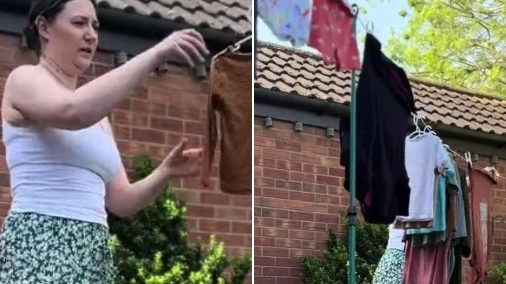 'Quicker AND easier' people hail woman's hack to get more washing on the line