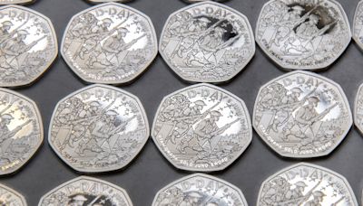 Britain's Royal Mint launches coin for 80th anniversary of D-Day landings