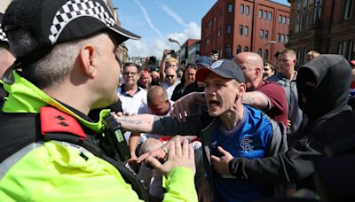 UK riots live: Far right violence erupts in Manchester and Liverpool as bricks thrown at police