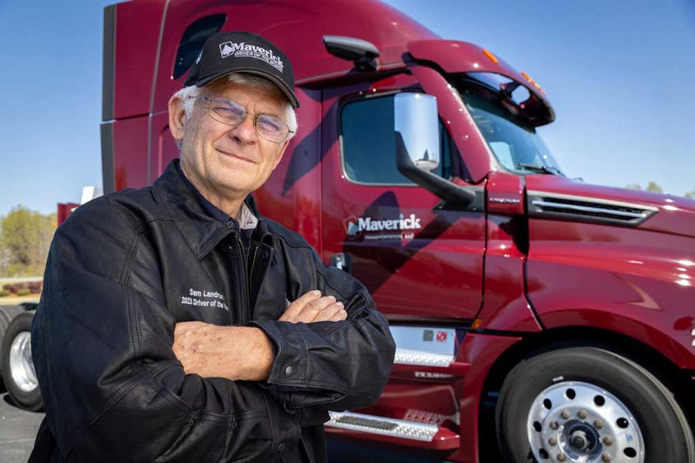 Maverick driver Sam Landrum has built a legacy on the road - TheTrucker.com