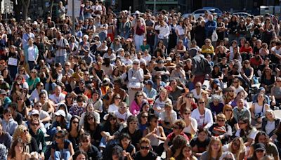 Hundreds gather in France in support of Giselle Pelicot and all rape victims