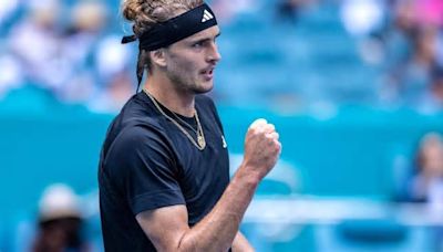 Alexander Zverev clasifica a las semifinales del Miami Open