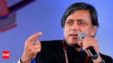 'Conscientious': Shashi Tharoor's rare praise for Delhi LG after waterlogging post | India News - Times of India