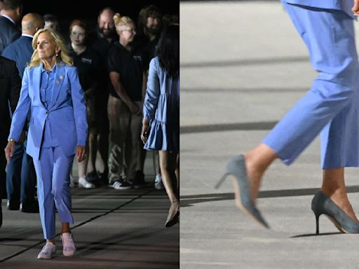 Jill Biden Swaps Suede Stilettos for On Running Sneakers Following CNN Presidential Debate