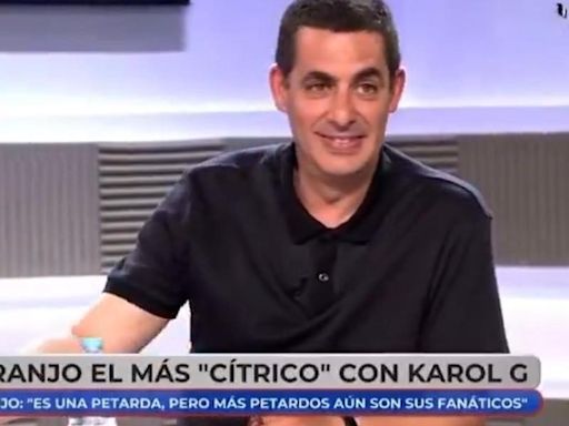 Un fan de Karol G hunde en directo a Antonio Naranjo tras sus polémicas declaraciones