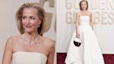 Gillian Anderson Nods to ‘Sex Education’ in Vulva-embroidered Dress by Gabriela Hearst at Golden Globes 2024