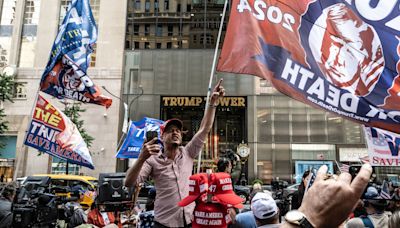 Trump Tower protesters warn of "civil war," compare Donald Trump to Jesus