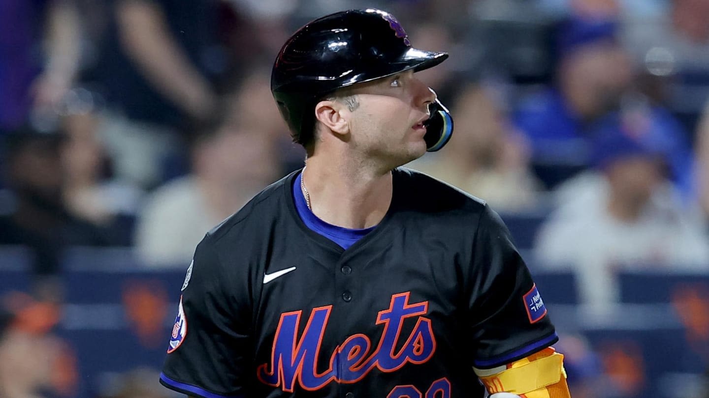 Pete Alonso exits Mets game Wednesday after being hit by pitch on right hand