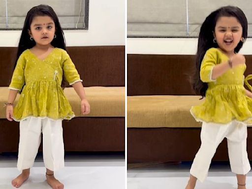 Viral Video: Adorable Little Girl’s Dance To 'Ruki Sukhi Roti' Will Melt Your Heart