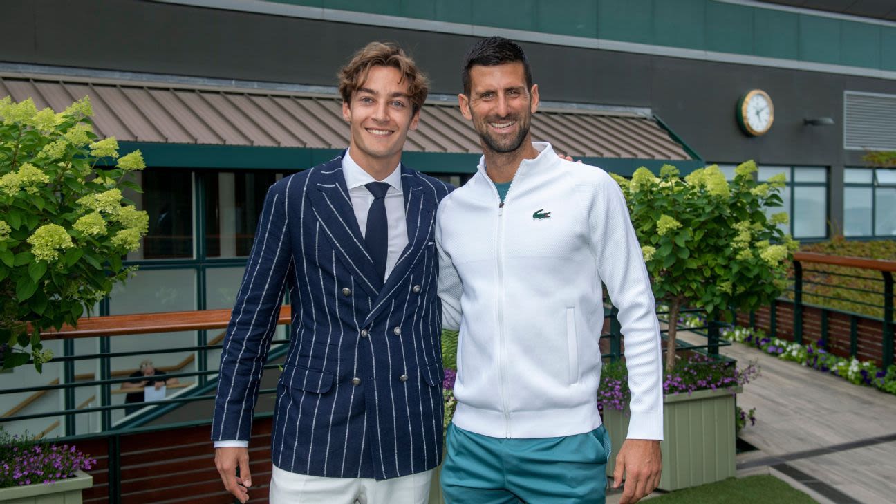 Djokovic helps Mercedes' Russell's longevity bid