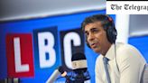 Election diary: It’s Sunak’s turn for a grilling on LBC phone-in