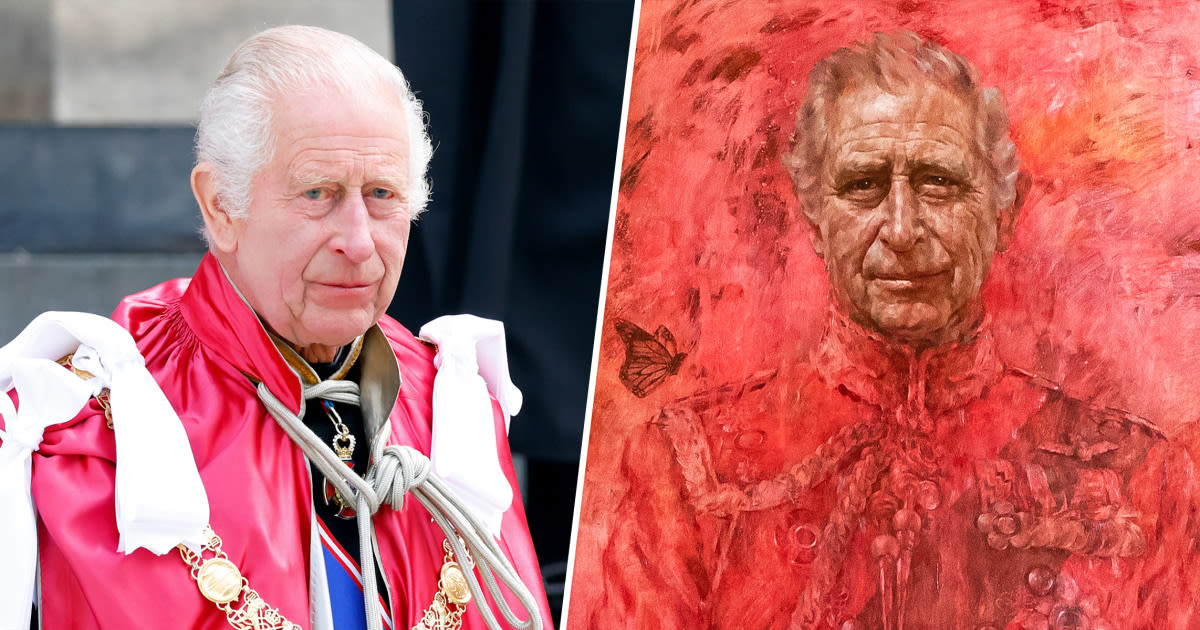King Charles' polarizing portrait, explained by the artist himself