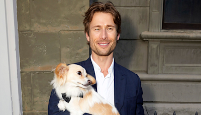 Glen Powell shares the reason he adopted Twisters dog Brisket