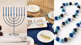 Celebrate the festival of lights with modern, stylish Hanukkah decorations