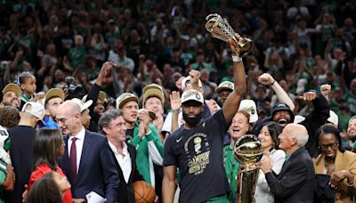 Jaylen Brown named 2024 NBA Finals MVP award