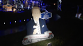 L.A. Dodger-themed Christmas house an annual spectacle