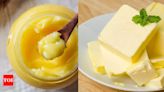 Ghee vs Butter: Which is healthier - Times of India
