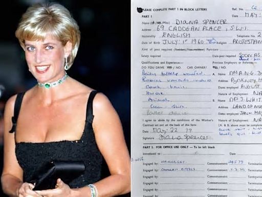 Lady Di: Primeiro contrato de trabalho da Princesa Diana é leiloado; confira valor