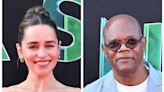 Emilia Clarke says she cried on the 'Secret Invasion' set after almost hitting Samuel L. Jackson with a car