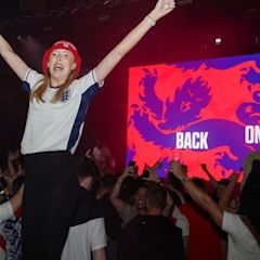 Euro 2024: Prince William, Idris Elba and Avril Lavigne fans celebrate England's victory over Slovakia