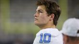 Watching tape with North Carolina QB Drake Maye