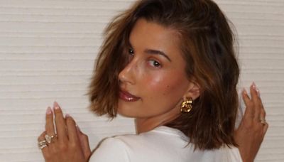 Hailey Bieber Was 4 Months Pregnant When She Secretly Shot Saint Laurent's New Campaign With 'Little Bean' in Her...