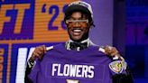 Baltimore Ravens first-round pick Zay Flowers surprises father with new car