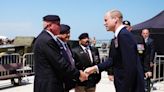 Prince of Wales says ‘it’s all about veterans’, as he meets group in Normandy