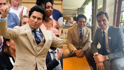 Sachin Tendulkar Poses With Roger Federer In One Frame At Wimbledon, Picture Goes Viral