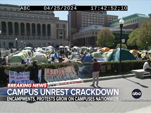 From the ’60s till now, TV news coverage of large-scale university protests doesn’t look so different