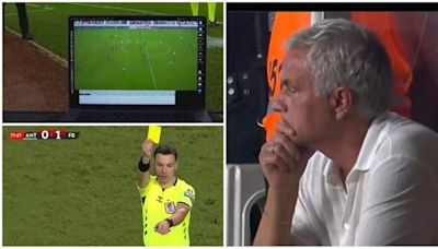 Jose Mourinho Launches Extraordinary Laptop Protest After Fenerbahce's Disallowed Goal: WATCH