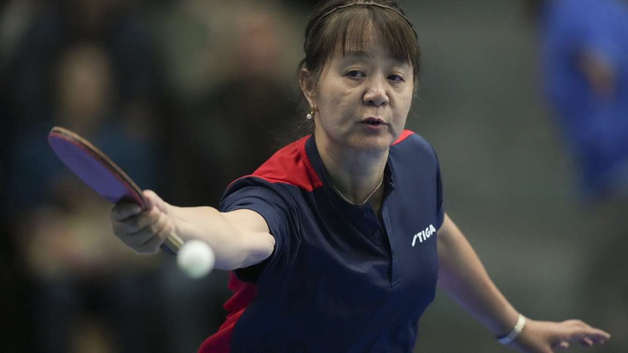 Chinese-Chilean table tennis player makes Olympics debut at age 58 in the Paris Games