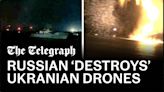 Watch: Ukrainian drones attack Russia’s Black Sea naval base