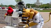 Campaign to legalize sports betting in Missouri gets help from mascots to haul voter signatures