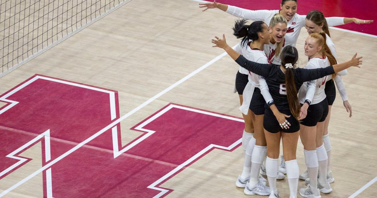 Nebraska volleyball sweeps The Citadel in resounding bounce-back victory